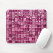 Rosa Mosaikmuster Mousepad (Mit Mouse)