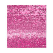 Rosa Mosaikmuster Notizblock (Vorderseite)