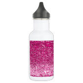 Rosa Mosaikmuster Trinkflasche (Links)