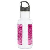 Rosa Mosaikmuster Trinkflasche (Rückseite)