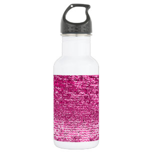 Rosa Mosaikmuster Trinkflasche
