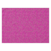 Rosa Mosaikpixel Tischdecke (Vorderseite (Horizontal))