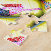 Rosa Mosaiksträucher Puzzle (Seite)