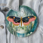 Rosa Moth Forest Night Button (Beispiel)