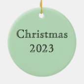 Rosa Moth Forest Night Keramik Ornament (Hinten)