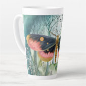 Rosa Moth Forest Night Milchtasse (Linke Ecke)