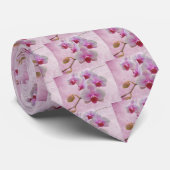 Rosa Moth Orchids - Phalaenopsis Krawatte (Gerollt)