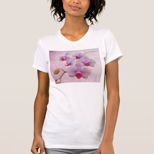 Rosa Moth Orchids - Phalaenopsis T-Shirt (Vorderseite)
