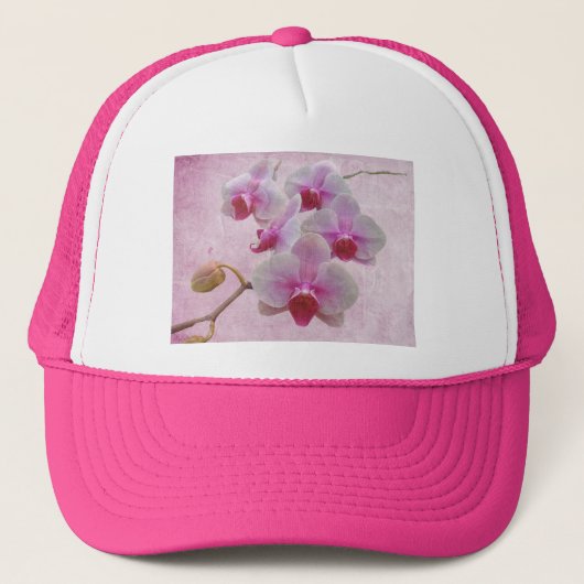 Rosa Moth Orchids - Phalaenopsis Truckerkappe (Vorderseite)