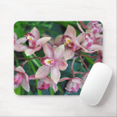 Rosa Mottenorchideen Mousepad (Mit Mouse)