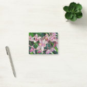 Rosa Mottenorchideen Post-it Klebezettel (Büro)