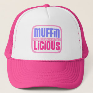 Rosa Muffinlicious Hut Truckerkappe