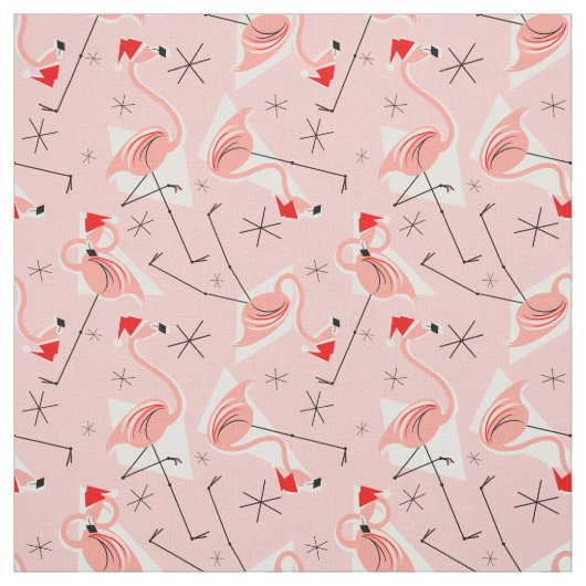 Rosa multi kleines Mustergewebe Flamingo-Sankt Stoff (Muster)