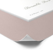 Rosa multiflora, benutzerdefinierte Grenze Poster (Ecke)