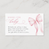 Rosa Multifunktionsbücher für die Babyverpackungsk Begleitkarte (Vorderseite)