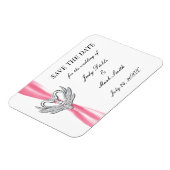 Rosa Multifunktionsleisten-Silberschwänze speicher Magnet (Linke Seite)