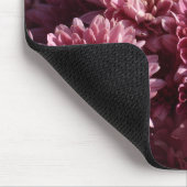 Rosa Mums Foto schön Mousepad (Ecke)