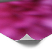 Rosa Mums Poster (Ecke)