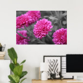 Rosa Mums Poster (Heimbüro)