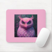 Rosa Murloc/Owl Hybride Kreatur Mousepad (Mit Mouse)