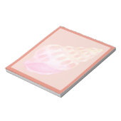 Rosa Muschel 3 Notizblock (Rotiert)