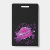 Rosa Muschel Ausweis (Rückseite)