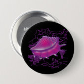 Rosa Muschel Button (Vorne & Hinten)