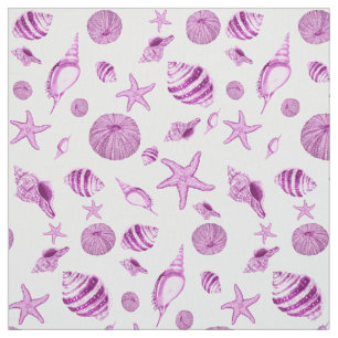 Rosa Muscheln Stoff