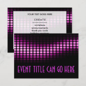 Rosa musicmeterz einladung (Vorne/Hinten)