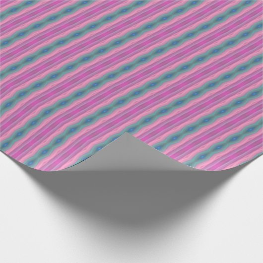 Rosa Musik Geschenkpapier (Ecke)