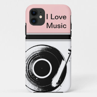 Rosa Musik iPhone Hüllen