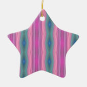 Rosa Musik Keramik Ornament (Vorne)