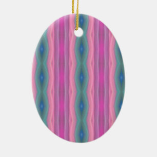 Rosa Musik Keramik Ornament