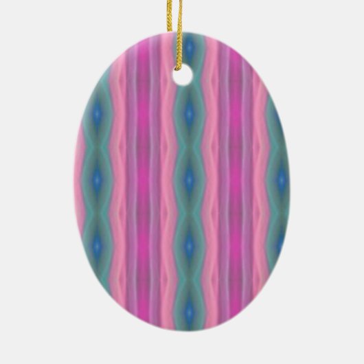Rosa Musik Keramik Ornament (Hinten)