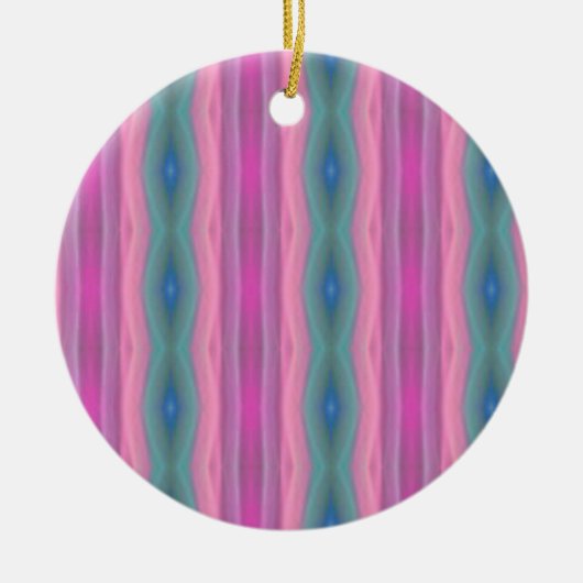 Rosa Musik Keramikornament (Vorne)