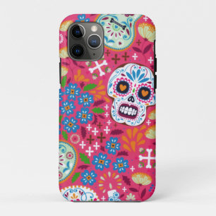 Rosa Musik Rock Skull Blumengarten Case-Mate iPhone Hülle