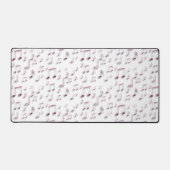 rosa Musiknoten Schreibtischunterlage (Vorderseite)