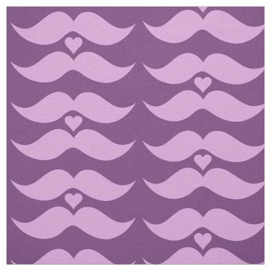 Rosa Mustaches, kundenspezifisch Stoff (Muster)