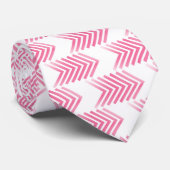 Rosa Muster der Arrow Krawatte (Gerollt)