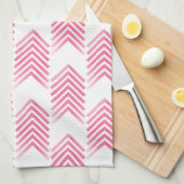 Rosa Muster der Arrow Küchentuch (Viertel Falte)