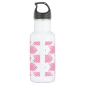 Rosa Muster der Arrow Trinkflasche (Rückseite)