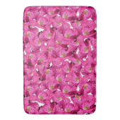 Rosa Muster der Blumenmohnblumen Badematte (Vorderseite Vertikal)