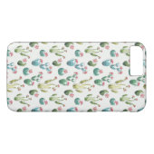 Rosa Muster des Wüsten-Blüten-Schritt-| Case-Mate iPhone Hülle (Rückseite (Horizontal))