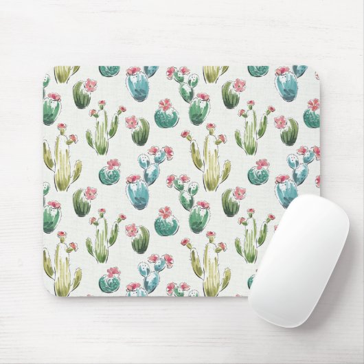 Rosa Muster des Wüsten-Blüten-Schritt-| Mousepad (Mit Mouse)