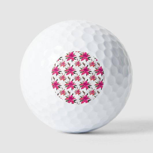 rosa Muster-Design-29500 Golfball (Vorderseite)