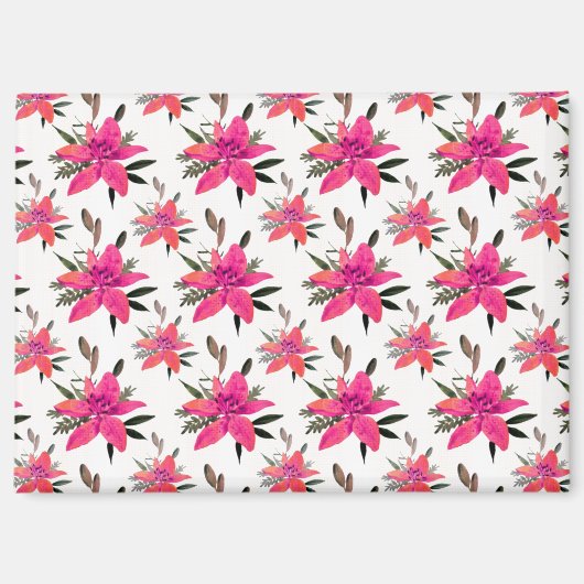 rosa Muster-Design-29500 Magnet (Vorderseite)