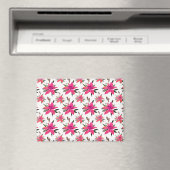 rosa Muster-Design-29500 Magnet (In Situ (Geschirrspüler))