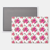 rosa Muster-Design-29500 Magnet (Vorderseite/Rückseite)