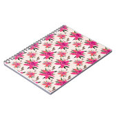 rosa Muster-Design-29500 Notizblock (Linke Seite)