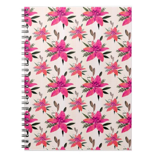 rosa Muster-Design-29500 Notizblock (Vorderseite)